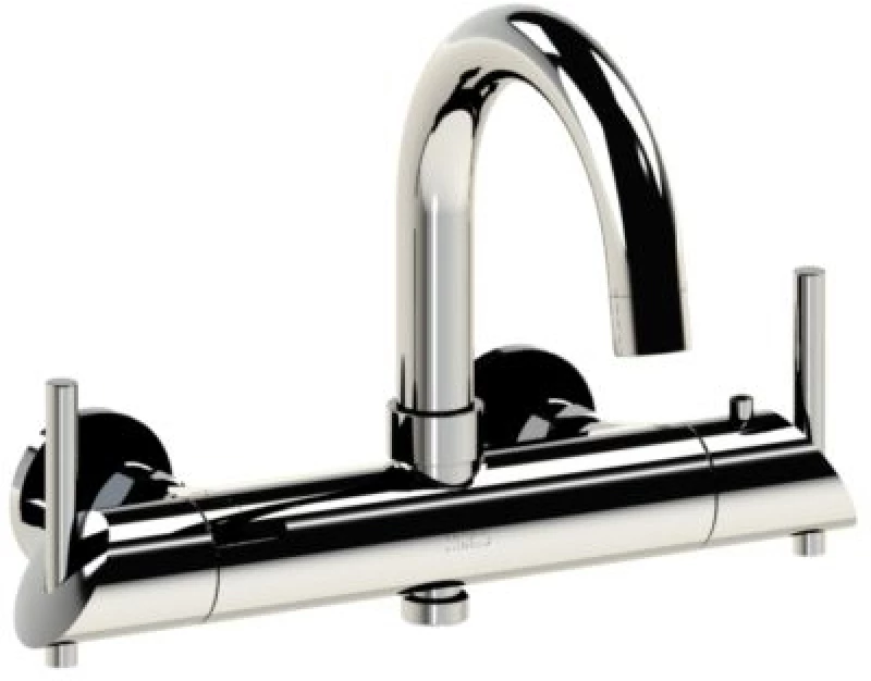 Horus Minoé Contemporary Collection - Complete Exposed Thermostatic Wall Bath-shower Mixer - Chrome 49.784-CH