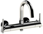 Horus Minoé Contemporary Collection - Complete Exposed Thermostatic Wall Bath-shower Mixer - Chrome 49.784-CH