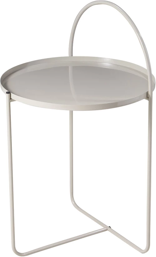 Side Table Μεταλλικό Φ40x65cm Sand MRShome  DF-0035000