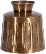 Βάζο 969-225-001 20x22cm Bronze Μέταλλο