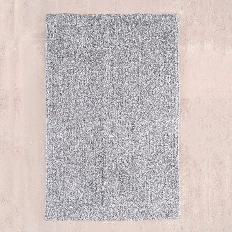 Χαλάκι Κουζίνας Gaia Grey White Rythmos 50X80 Βαμβάκι