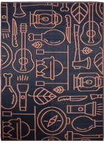 Χαλί Savana 8810 952CCL2593 Blue-Orange Conceptum Hypnose 150X210cm