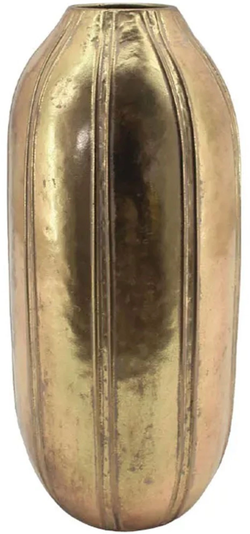 Βάζο 15-10221 Φ21x48,5cm Gold Marhome Μέταλλο