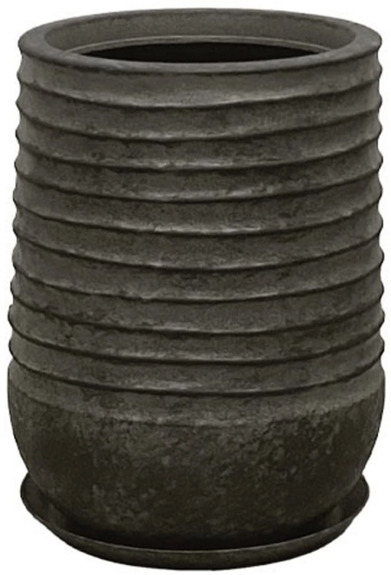 Κασπώ Βαρέλι 06-10020-S Φ28x37cm Black Marhome Πολυρεσίνη