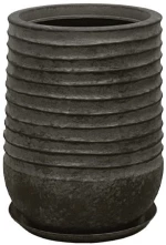 Κασπώ Βαρέλι 06-10020-S Φ28x37cm Black Marhome Πολυρεσίνη