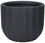 Κασπώ 06-94818-L Φ44x36,5cm Black Marhome Πηλός