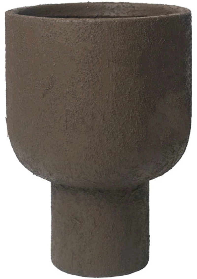 Κασπώ 06-99093 Φ16x23,8cm Brown Marhome Κεραμικό