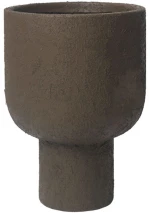 Κασπώ 06-99093 Φ16x23,8cm Brown Marhome Κεραμικό