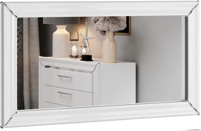 Καθρέπτης Τοίχου Arano 162603619 119x3x64cm White Μοριοσανίδα