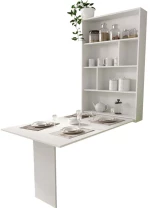 Τραπέζι Αναδιπλούμενο Abi 161580979 85x149x203cm White Μοριοσανίδα