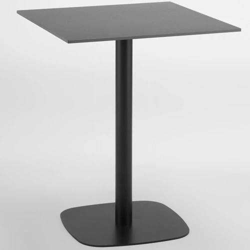 Τραπέζι Quadra 52-0028 60x60x74cm Black
