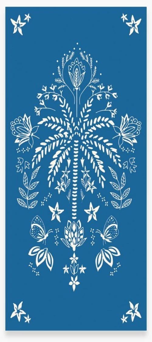 Πετσέτα Θαλάσσης Oriental Blue Nef-Nef Homeware Θαλάσσης 80x160cm 100% Βαμβάκι