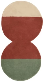 Χαλί Pearls Runner 2 M Red-Green-Beige Nani Marquina 75x140cm