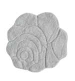 Πατάκι Μπάνιου Rosie 22 Light Grey Kentia 60X60 100% Βαμβάκι