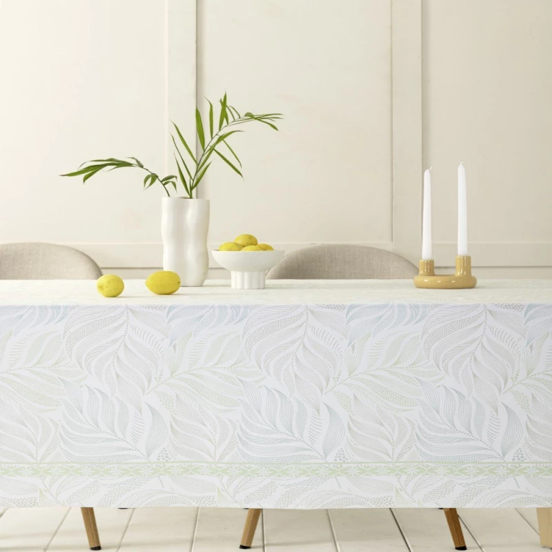 Τραπεζομάντηλο Tropical Green-Beige Nima 140Χ140 100% Βαμβάκι