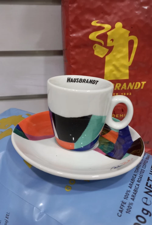 Hausbrandt Φλιτζάνι Espresso από Πορσελάνη πολύχρωμο 60ml