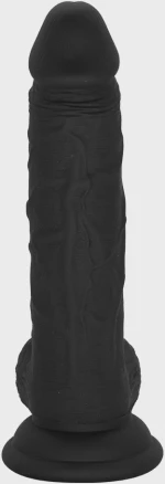 Martin Realistic Dildo with Suction Cup, Liquid Silicone, Black