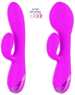 Rabbit Inflatable Sahara Vibrator, 10 Vibration Modes, Silicone,