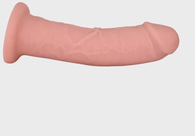 No.41 Realistic Dildo, Liquid Silicone, Flesh, 21 cm, Guilty Toy
