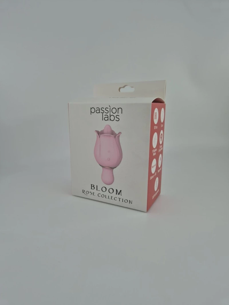 Bloom Vibrator, 18 Stimulating Modes, Silicone, USB, Pink, 10.9