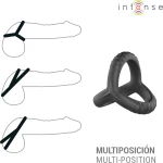 INTENSE - JOHN ADJUSTABLE TRIPLE PENIS RING MODEL 4