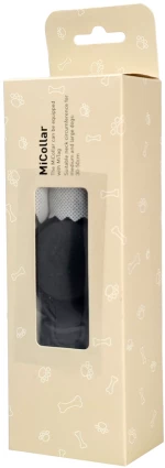 MILI κολάρο με θήκη smart tag MiCollar για σκύλους, large, μαύρο