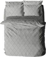 Σετ Σεντόνια Menta Εμπριμέ 500 Grey Μονό (160x260)