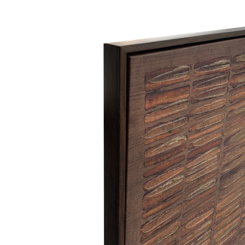 LIBERTA PLOW ΠΙΝΑΚΑΣ ΔΙΑΚΟΣΜΗΣΗΣ 60x90x4cm ΚΑΜΒΑΣ ΚΑΦΕ ΣΚΟΥΡΟ MDF