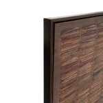 LIBERTA PLOW ΠΙΝΑΚΑΣ ΔΙΑΚΟΣΜΗΣΗΣ 60x90x4cm ΚΑΜΒΑΣ ΚΑΦΕ ΣΚΟΥΡΟ MDF