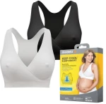 Medela Στηθόδεσμος Εγκυμοσύνης & Θηλασμού Keep Cool™ Sleep Bra Λευκό  Medium 101044232