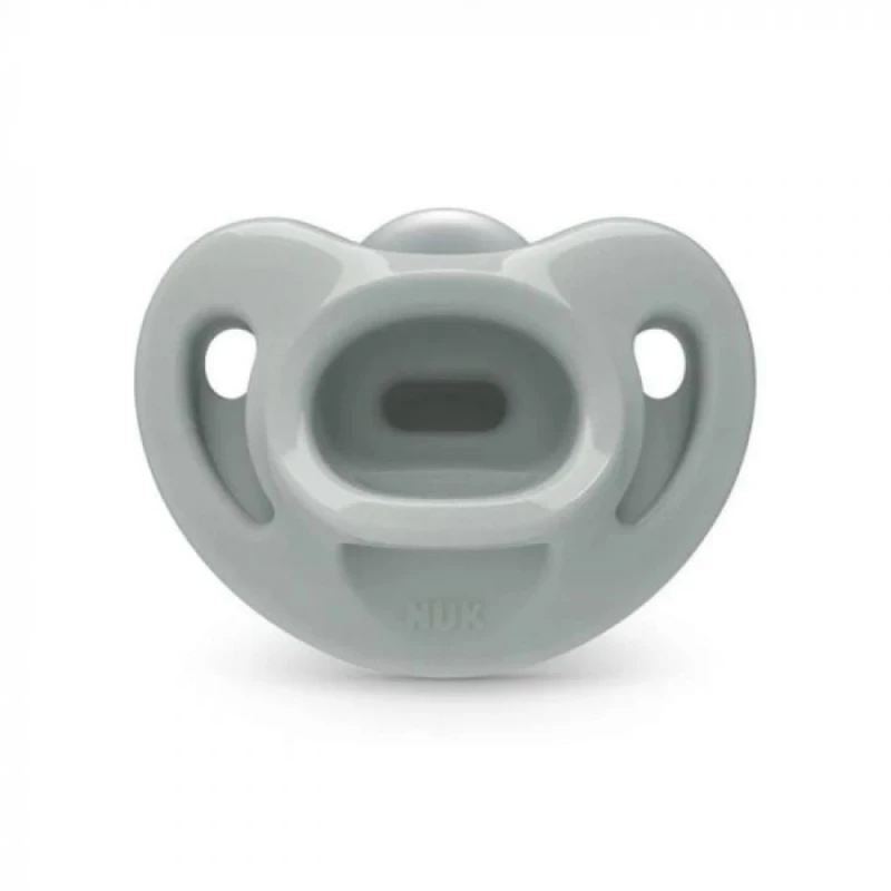 NUK Πιπίλα Σιλικόνης με Θήκη First Choice Soft 0-6μηνών Πράσινο 175.376green