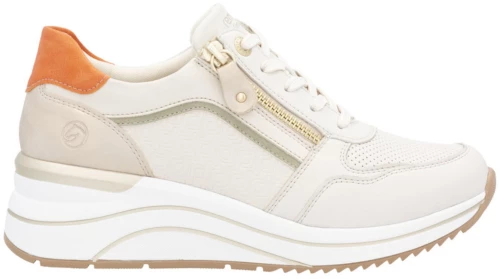 Remonte D0T10-80 Ανατομικό Sneaker Εκρού