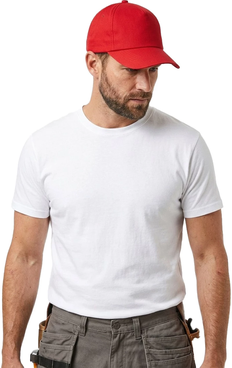 Βαμβακερό Τζόκεϊ Εργασίας Κόκκινο - Baseball Cap Rocky Red