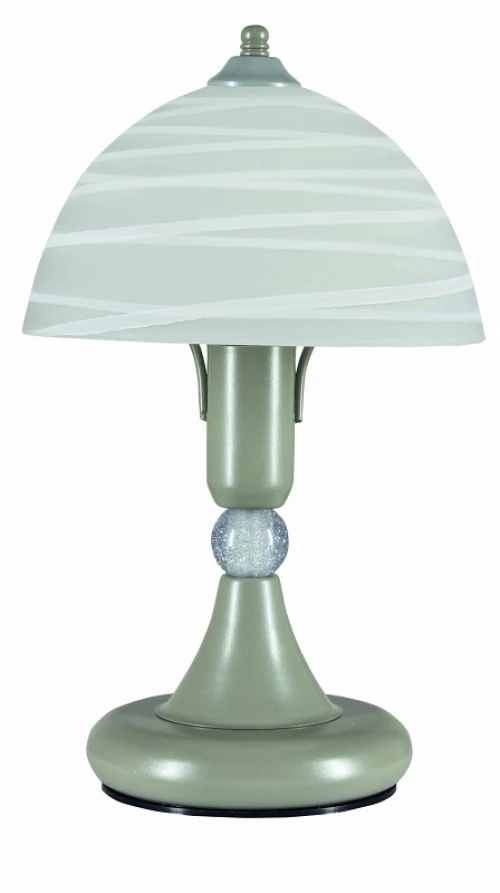 Arkolight Φωτιστικό Επιτραπέζιο - Πορτατίφ 1xΕ14 Φ18xY30cm Μοντέρνο Πράσινο-Λευκό Π400-1/18