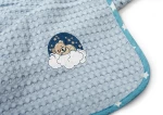 Κουβέρτα Πικέ Αγκαλιάς (80x110) Cloudy Bear 175 Sky Blue Dimcol