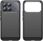 Θήκη Xiaomi Poco F8 Ultra Techsuit Carbon Silicone Σιλικόνης - Black (5949419350496)