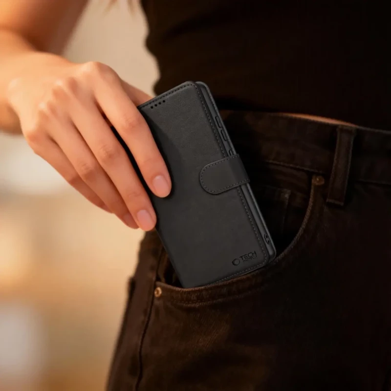 Θήκη Samsung Galaxy S26 Ultra Tech-Protect Wallet Πορτοφόλι - Black (5906302390359)