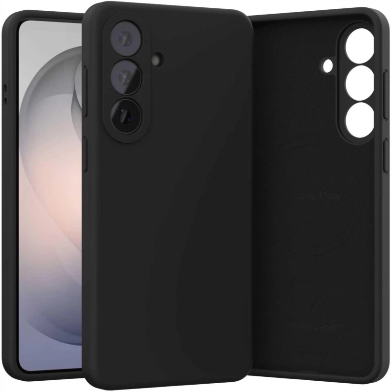Θήκη Samsung Galaxy S26 Plus Spacecase Silicone Mag Case Σιλικόνης με MagSafe - Black (5905719139599)