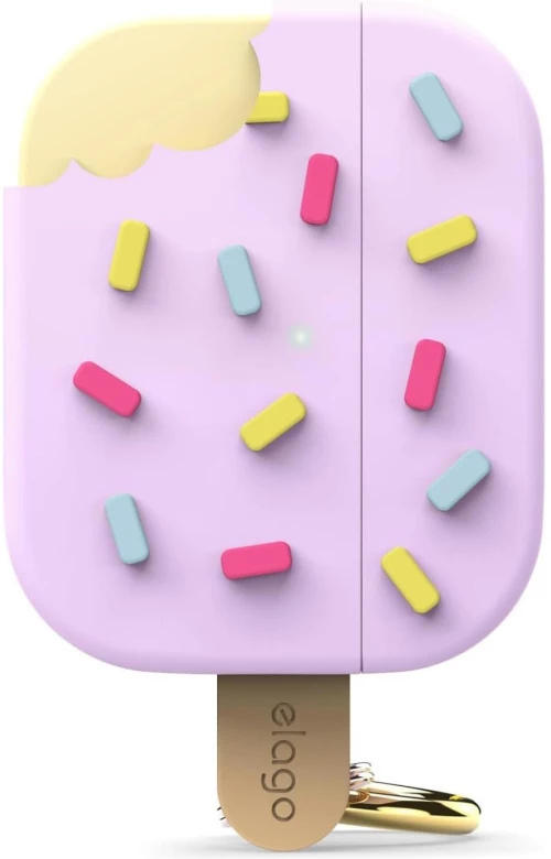 Θήκη AirPods Pro 3rd Gen Elago Ice Cream Hang Case Σιλικόνης - Lavender (EAPP3ICE-HANG-LV)
