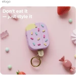Θήκη AirPods Pro 3rd Gen Elago Ice Cream Hang Case Σιλικόνης - Lavender (EAPP3ICE-HANG-LV)