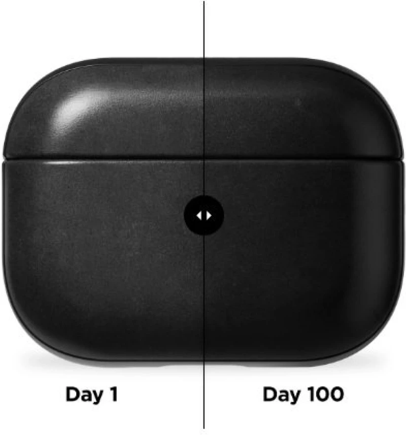 Θήκη AirPods Pro 3rd Gen Nomad Modern Leather Case Horween Σκληρή Δερμάτινη - Black (NM011291858)