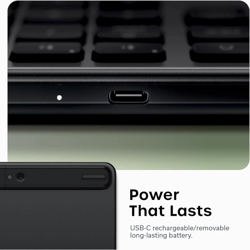 Πληκτρολόγιο Satechi Slim EX3 Wireless Keyboard Ασύρματο Bluetooth QWERTY Αγγλικό US - Space Black (ST-KEX3C-EN)
