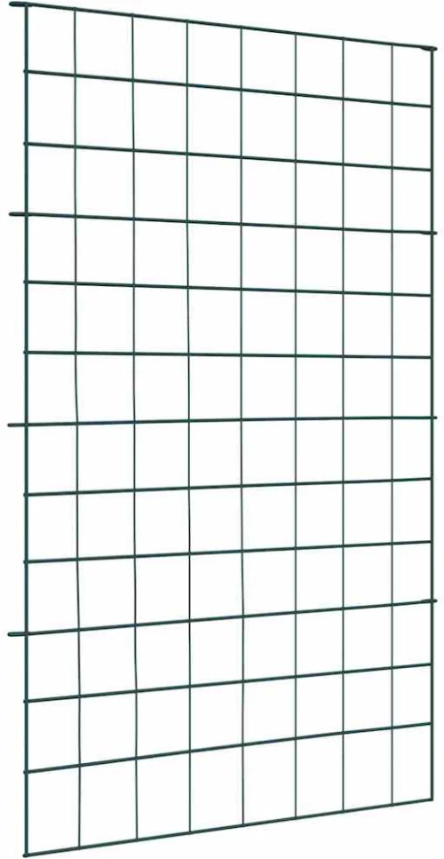 vidaXL Σετ φράχτη για λιμνούλες 8 pcs Πράσινο 50 x 80 cm Ατσάλι