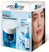 LA ROCHE POSAY Promo Hyalu B5 Suractivated Cream Αντιρυτιδική Κρέμα Για Άμεση Σύσφιξη, Λείανση & Επανόρθωση, 50ml & Δώρο Hyalu B5 Suractivated Serum Αντιρυτιδικός Ορός Για Επανόρθωση & Αναπλήρωση, 10ml