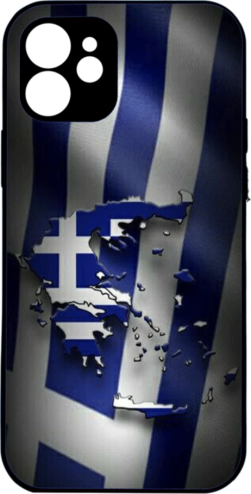 CUSTOM Greek Flag Desing 1 - iPhone 12 Mini