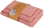 Σετ Πετσέτες 3 Τεμαχίων Das Home 0883 Pink 30x50,50x90,70x140