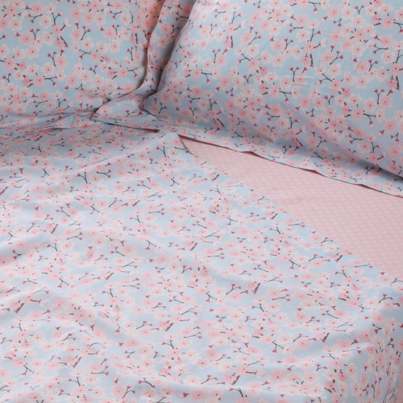 Σετ Σεντόνια Υπέρδιπλα 4 Τεμαχίων Das Home 9695 Blue-Pink 240x260