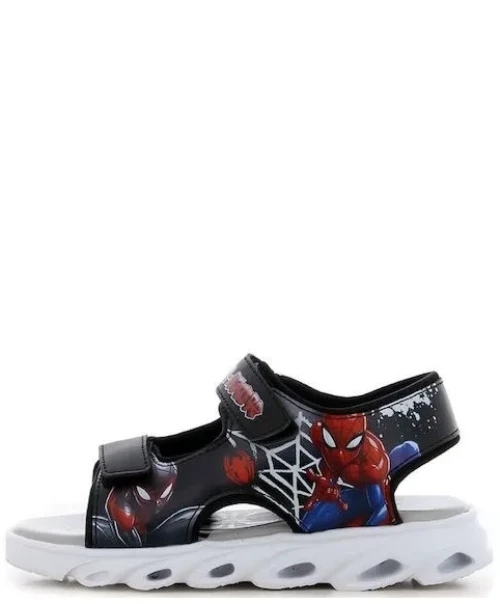 SPIDERMAN SANDALS LIGHTS SP014995 BLACK/WHITE/RED