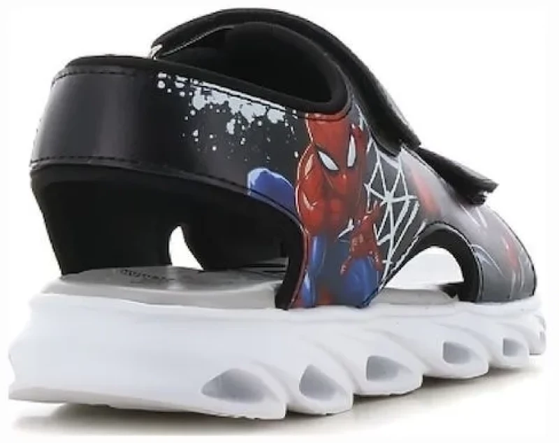 SPIDERMAN SANDALS LIGHTS SP014995 BLACK/WHITE/RED