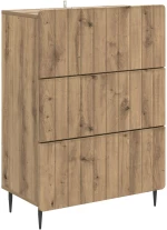 Ντουλάπι με Συρτάρια Artisan Δρυς 66 x 34,5 x 92 εκ. Καφέ 894384